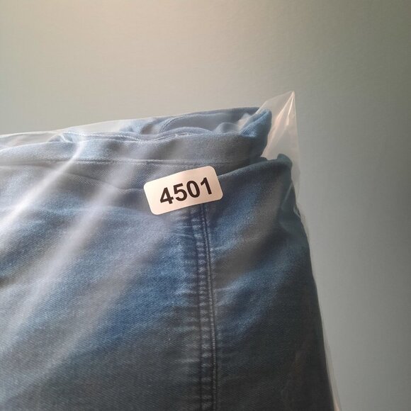 Vintage 90s J.G. Hook Midi Dress Womens Large Blue Denim Pinafore Jumper Modest - Picture 11 of 11